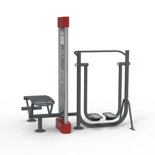 CAD Drawings BIM Models Outletics Airwalker and Abdominal Bench Combination