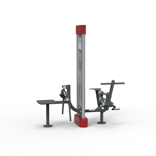 CAD Drawings BIM Models Outletics Rower and Lumbar Massager Combination