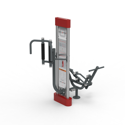 CAD Drawings BIM Models Outletics Rower and Back Massager Combination