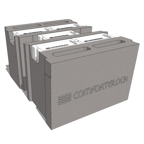 CAD Drawings BIM Models Comfort Block CB-16 Stretcher Unit