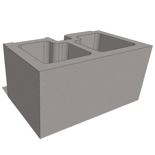CAD Drawings BIM Models Comfort Block CB-16 Corner Unit