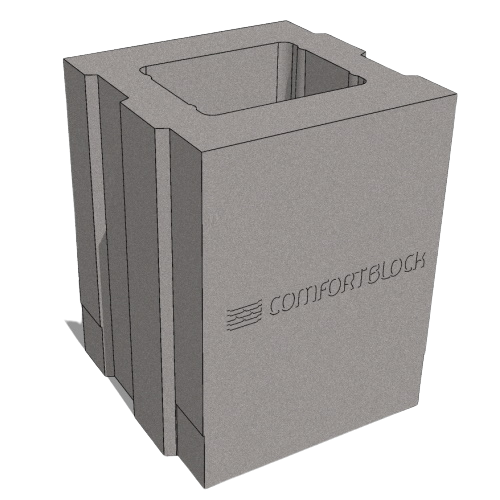 CAD Drawings BIM Models Comfort Block CB-6 Half Unit