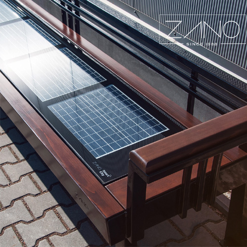 CAD Drawings Archasol Zano 'Art Nouveau' Solar Bench