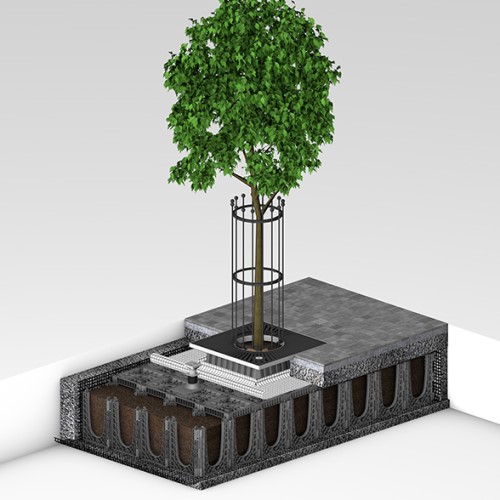 CAD Drawings GreenBlue Urban RootSpace® ArborSystem® Tree Planting Package