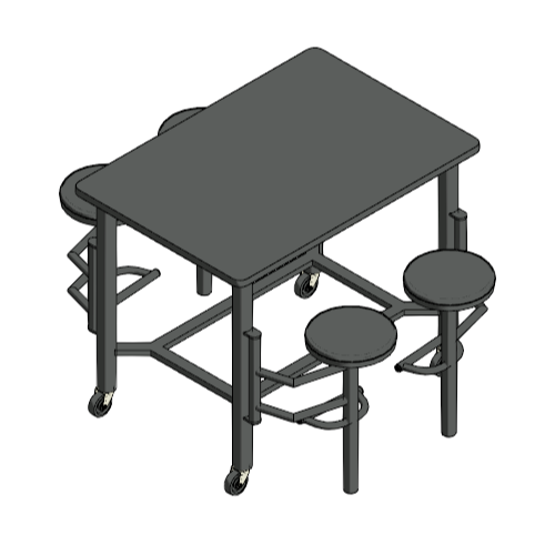 Mobile Stool Tables - Collaboration: MGST