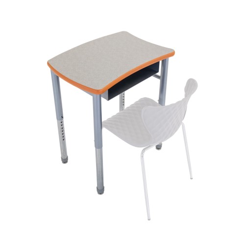 CAD Drawings BIM Models AmTab – Furniture and Signage Student Desks: CurveDesk