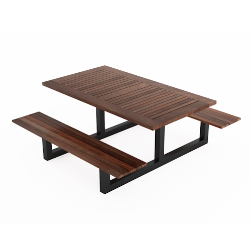 Integrated Sets Picnic Table (Rectangular)
