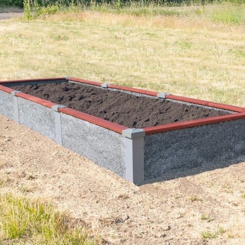 CAD Drawings Durable GreenBed 4'X12'X1' Rectangle Raised Garden Bed Kit