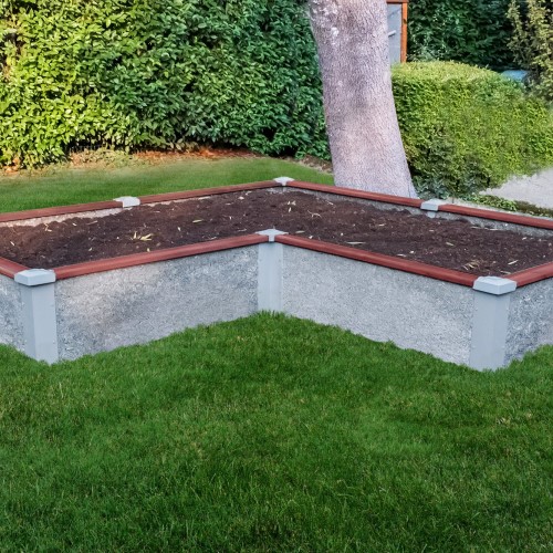 View 8'X8'X1' L-Shaped Raised Garden Bed Kit