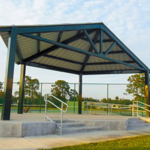 View Houston Amphitheater – Four Sided Park Shelter