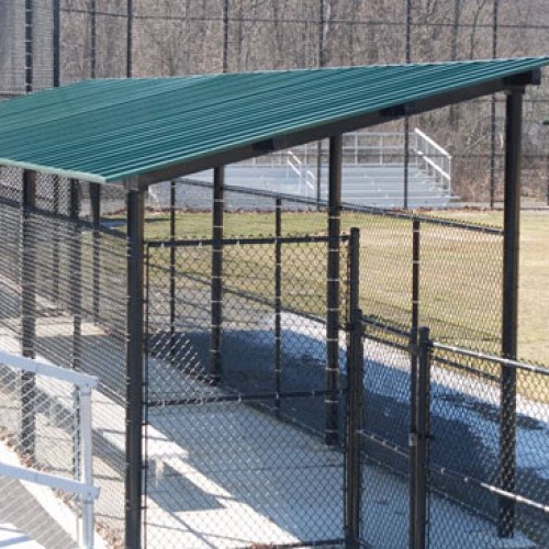 View Dugout Linkup – Dugout Integrated With Chain Link Fencing (Fencing by Others)