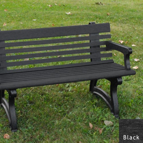 View Willow 4' Backed Bench with arms (ASM-WB4BA)