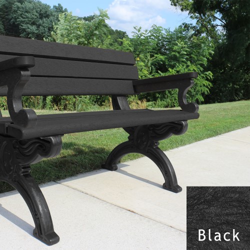 View Silhouette 4' Backed Bench with arms (ASM-SB4BA)