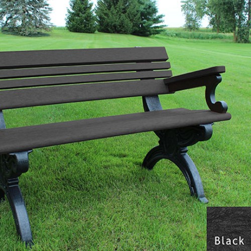 View Cambridge 4' Backed Bench with arms (ASM-CB4BA)