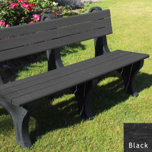 View Deluxe 6' Backed Bench with arms (ASM-DB6BA)