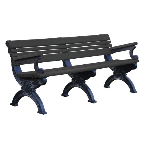 View Cambridge 6' Backed Bench with arms (ASM-CB6BA)