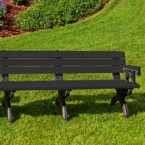 View Monarque 8' Backed Bench with arms (ASM-MB8BA)