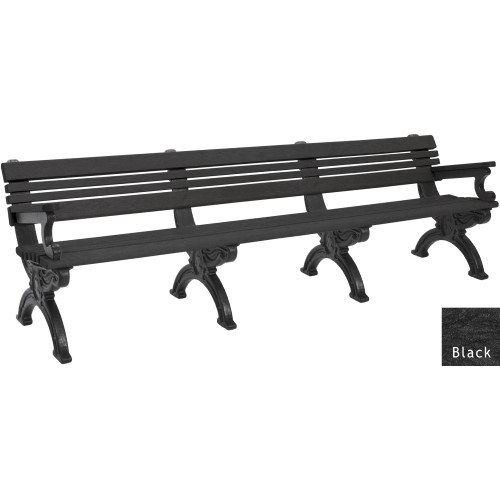 View Cambridge 8' Backed Bench with arms (ASM-CB8BA)