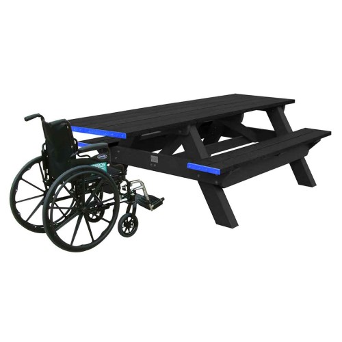 View Deluxe Picnic Table ADA Compliant (ASM-DPTHA)
