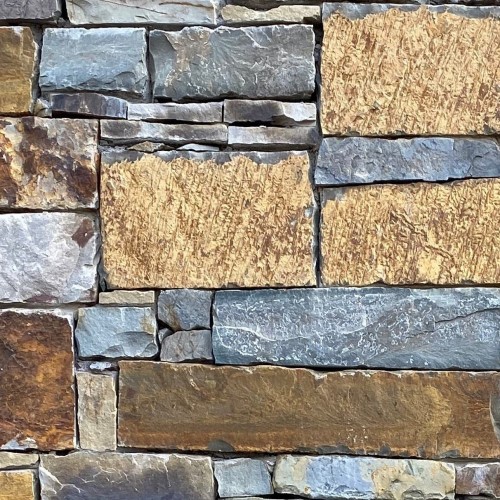 View Building Stone: Blue Brown Wister