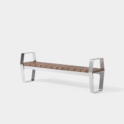 CAD Drawings BIM Models Green Theory™ Marina Timber Backless Bench 