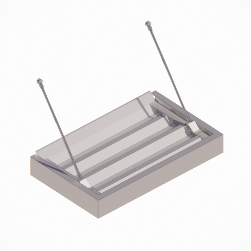 Lumishade Roll Formed Aluminum Canopy: Single Canopy Plan