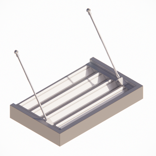 SuperShade Sun Control Aluminum Canopy: Double Canopy Plan