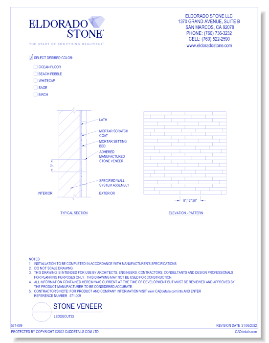 Stone Veneer: LedgeCut33