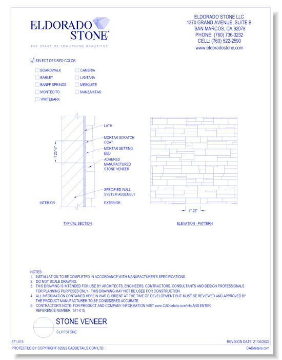 Stone Veneer: Cliffstone