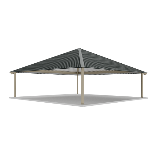 CAD Drawings BIM Models RCP Shelters, Inc. Tube Steel Square Hips: TS-SQ30-06