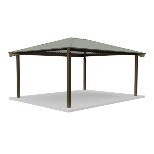 CAD Drawings BIM Models RCP Shelters, Inc. Tube Steel Rectangle Hips: TS-H1620-04