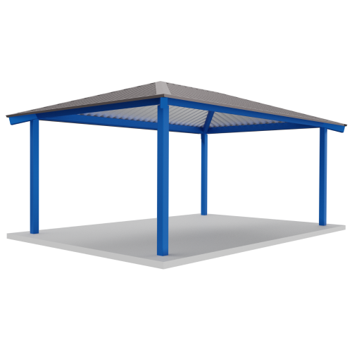 CAD Drawings BIM Models RCP Shelters, Inc. Tube Steel Rectangle Hips: TS-H1420-04