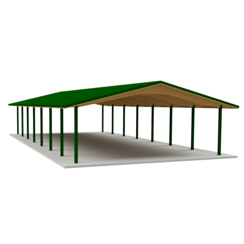 CAD Drawings RCP Shelters, Inc. Laminated Wood Gable: LW-3060-03