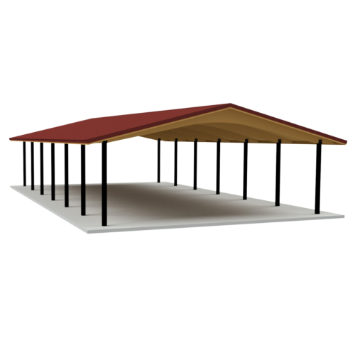 CAD Drawings RCP Shelters, Inc. Laminated Wood Gable: LW-3052-03
