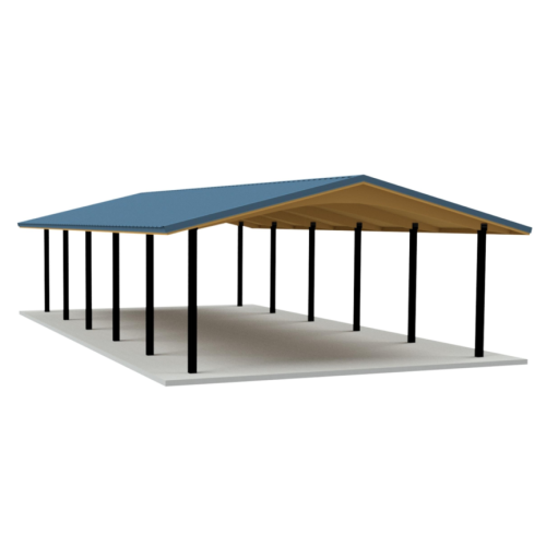 CAD Drawings RCP Shelters, Inc. Laminated Wood Gable: LW-2444-03