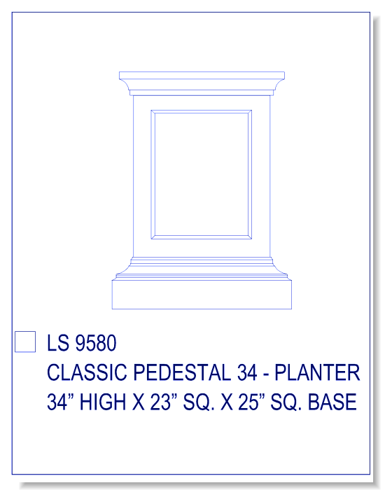 Classic Pedestal Planter