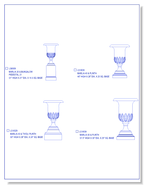 Marlia Collection Combinations (46 - 57.5 Inch High)