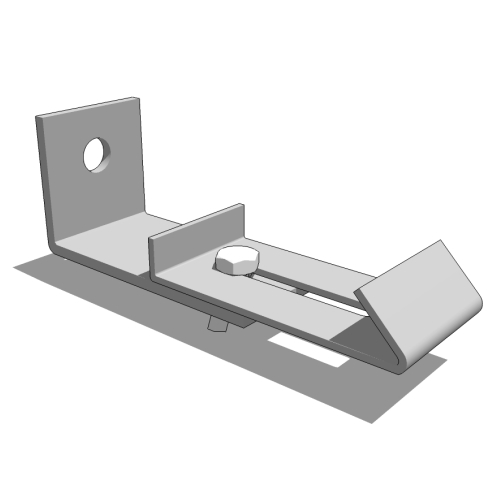 CAD Drawings BIM Models Tournesol Siteworks Inc. 5132R Adjustable Mounting Clip