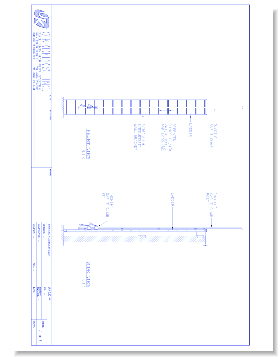 Rail and Harness Fall Arrest System