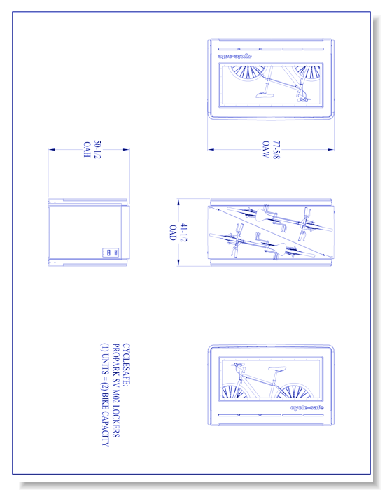 ProPark Locker - Side View Standard