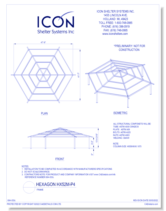 Hexagon HX52M-P4 - Frame