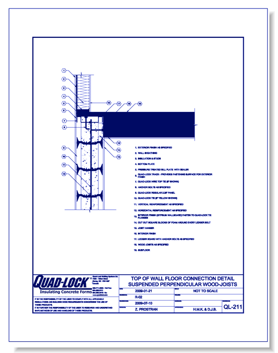 QL-211 Suspended Perpendicular Wood-Joists