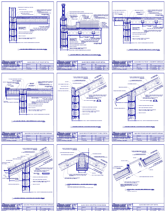 Quad-Deck Floors & Roofs: QD-500s Quad-Deck Roofs