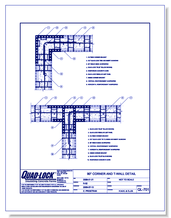 QL-701 90° Corner & T-Wall