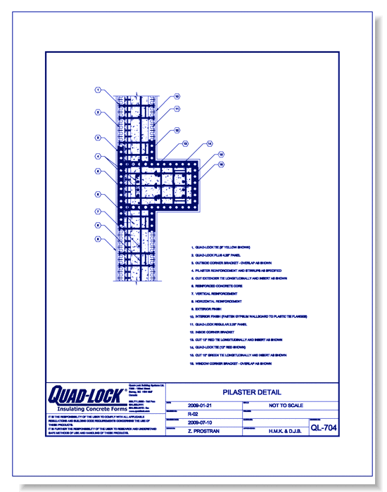 QL-704 Pilaster