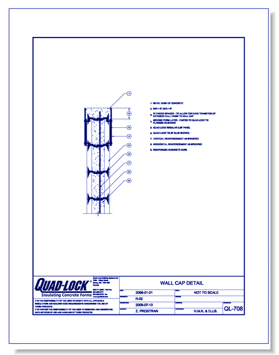 QL-708 Wall Cap