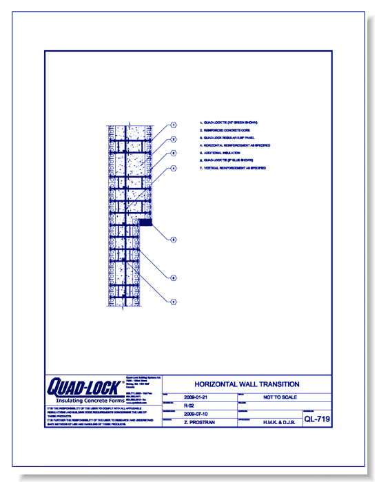 QL-719 Horizontal Wall Transition