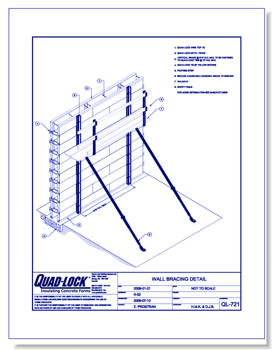 QL-721 Wall Bracing Detail