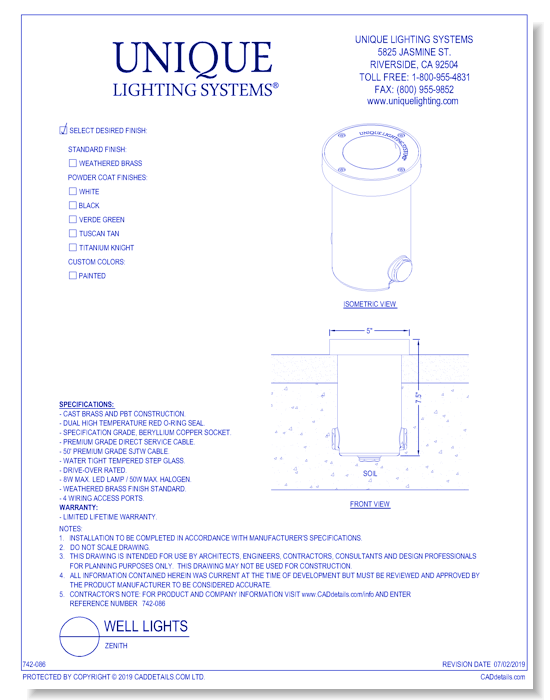 Well Light: Zenith