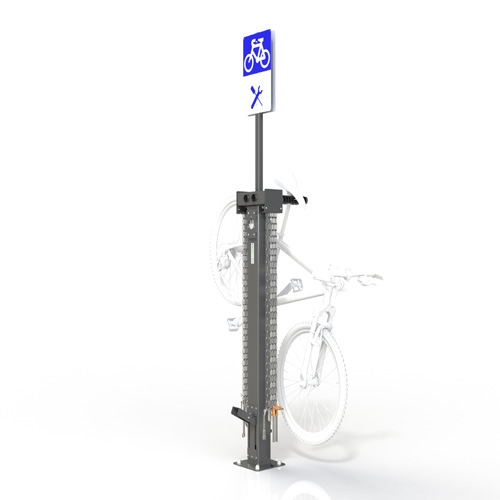 CAD Drawings Duo-Gard Bicycle Repair Station B